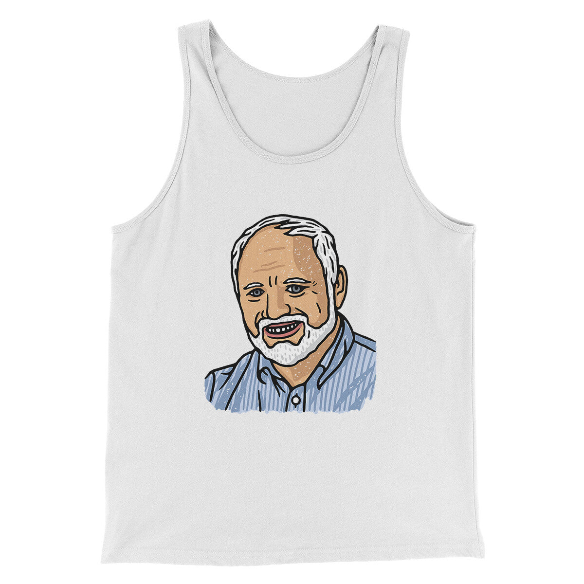 Hide The Pain Harold Funny Men/Unisex Tank Top | Funny Shirt from Famous In Real Life