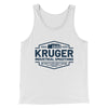 Kruger Industrial Smoothing Men/Unisex Tank Top White | Funny Shirt from Famous In Real Life