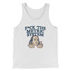 F*Ck The Metric System Men/Unisex Tank Top White | Funny Shirt from Famous In Real Life