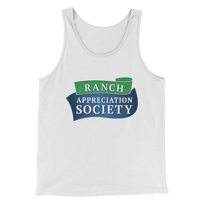 Ranch Appreciation Society Men/Unisex Tank Top White | Funny Shirt from Famous In Real Life
