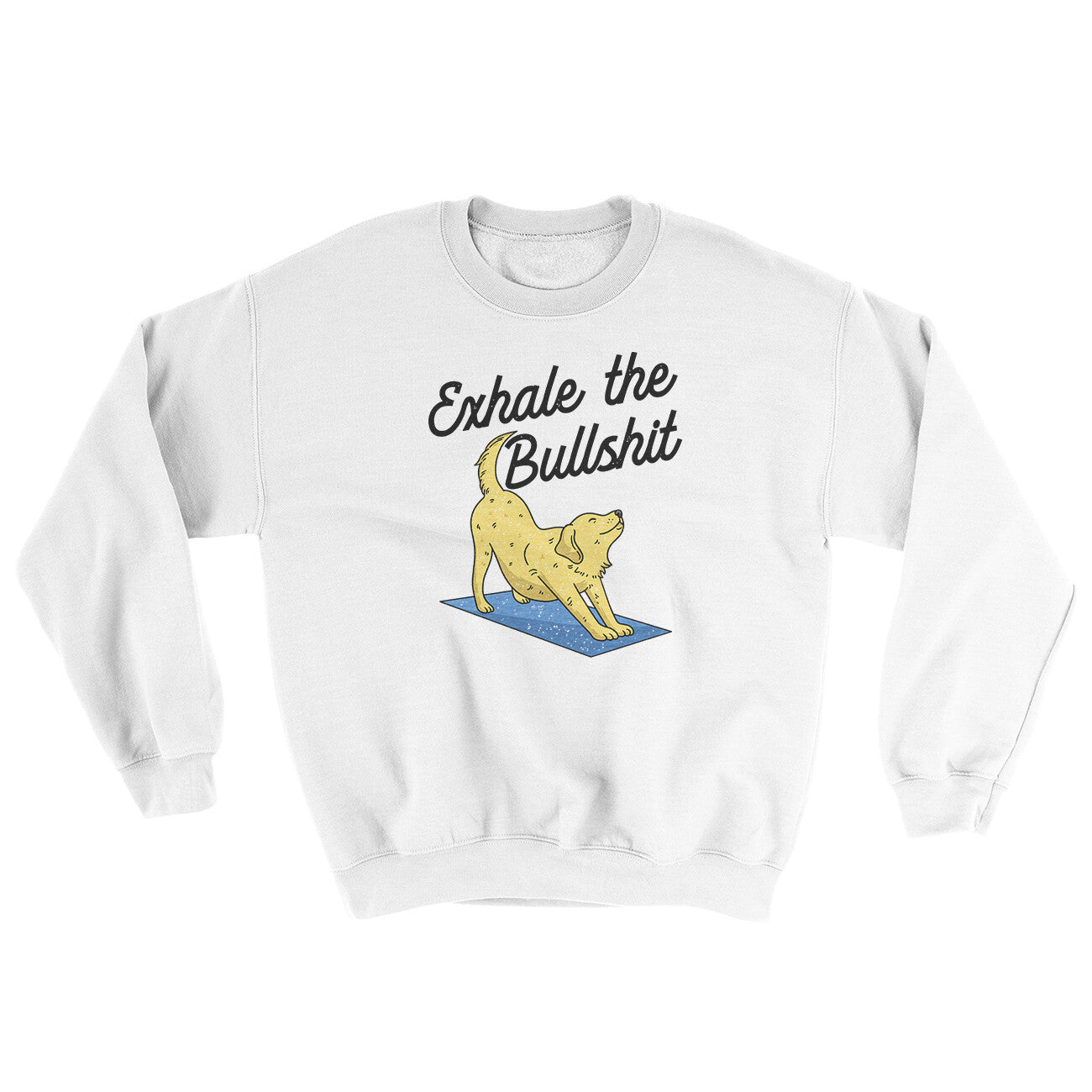 Exhale The Bullshit Ugly Sweater | Funny Shirt from Famous In Real Life