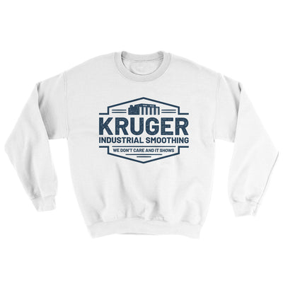 Kruger Industrial Smoothing Ugly Sweater White | Funny Shirt from Famous In Real Life