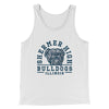 Shermer High Bulldogs Men/Unisex Tank Top White | Funny Shirt from Famous In Real Life