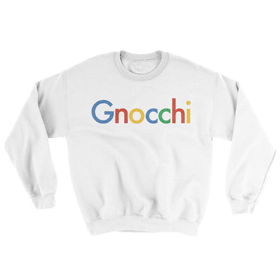 Gnocchi Ugly Sweater White | Funny Shirt from Famous In Real Life