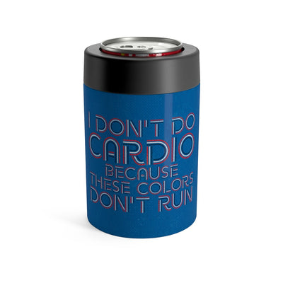 I Don't Do Cardio Can Cooler 12oz | Funny Shirt from Famous In Real Life