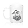Nice Cleavage Coffee Mug 11oz | Funny Shirt from Famous In Real Life