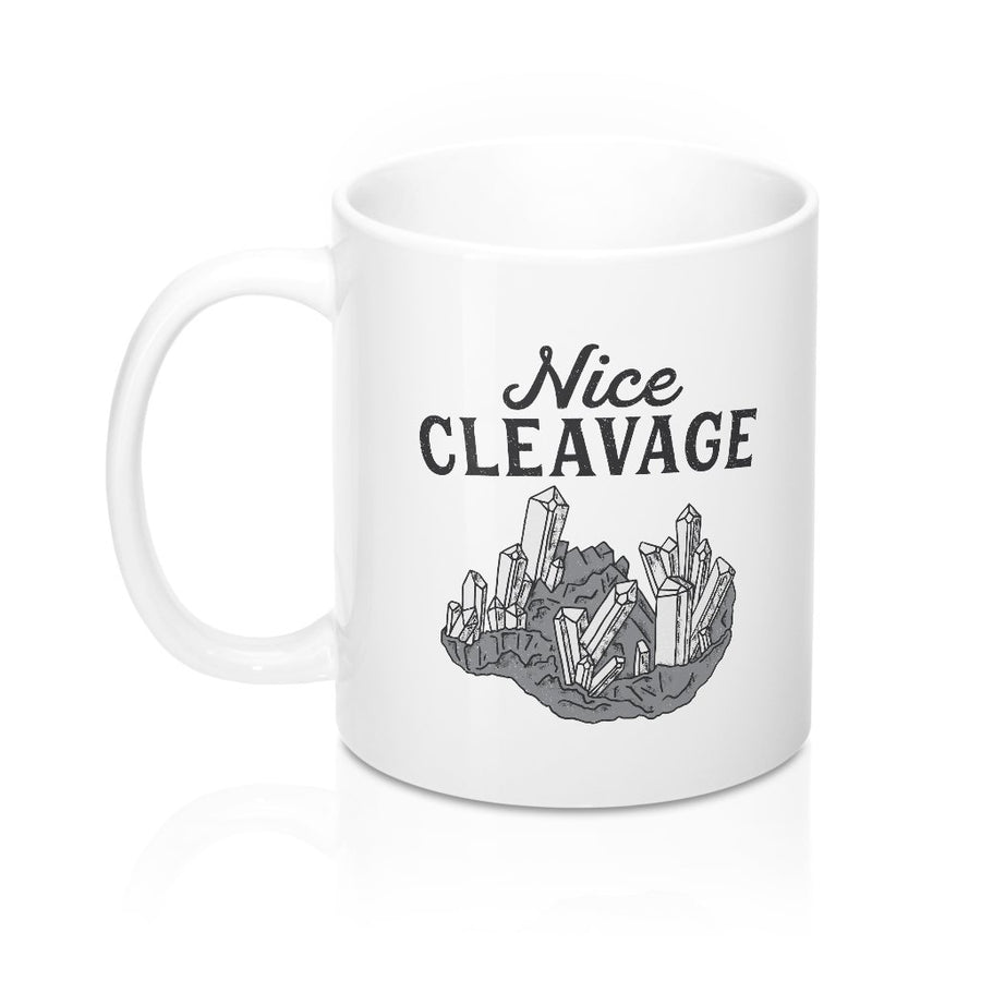 Nice Cleavage Coffee Mug | Funny Shirt from Famous In Real Life