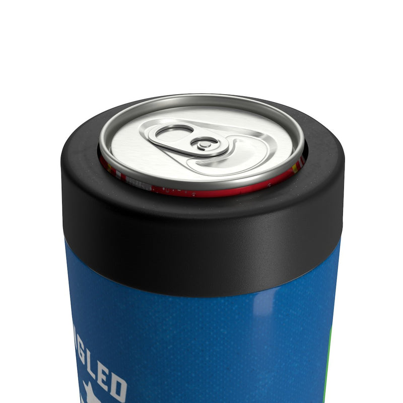 Spangled Cans Star Spangled Hammered Can Cooler - Famous IRL