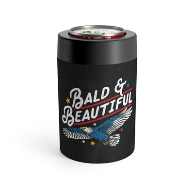 Bald Is Beautiful Can Cooler 12oz | Funny Shirt from Famous In Real Life