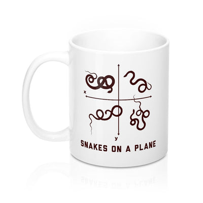 Snakes On a Plane Coffee Mug 11oz | Funny Shirt from Famous In Real Life