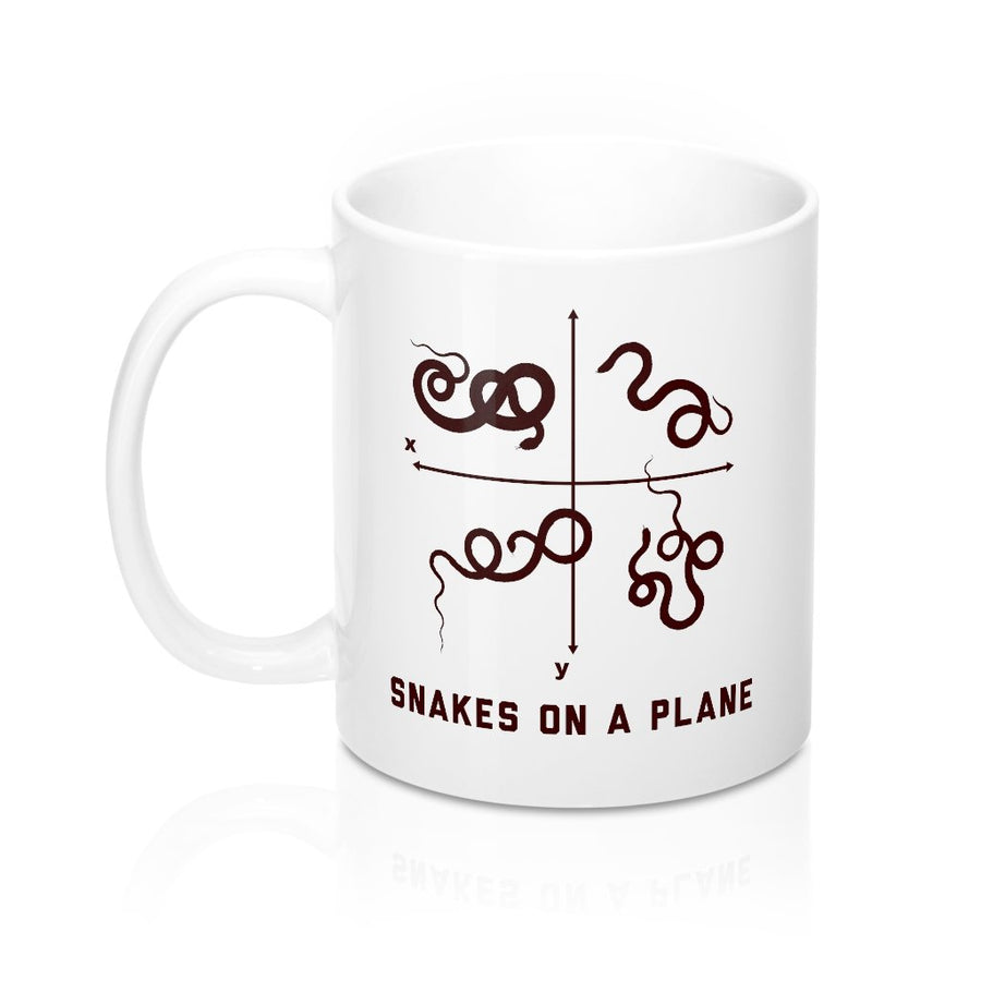Snakes On a Plane Coffee Mug | Funny Shirt from Famous In Real Life