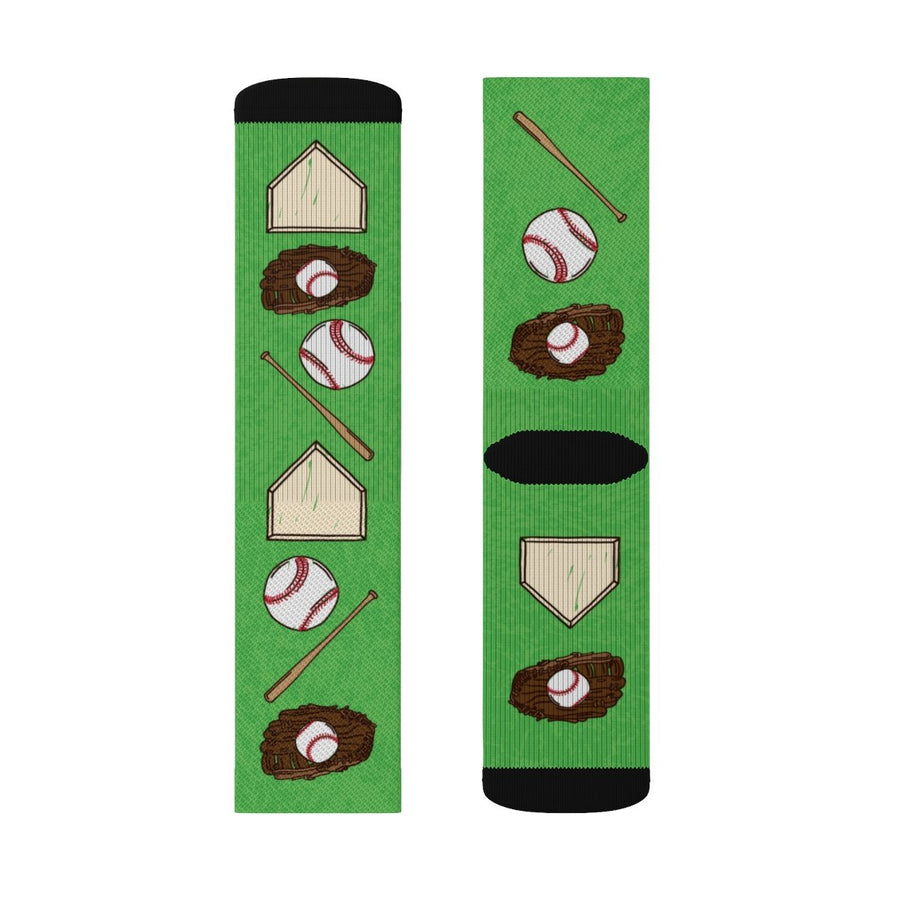 Baseball Adult Crew Socks | Funny Shirt from Famous In Real Life