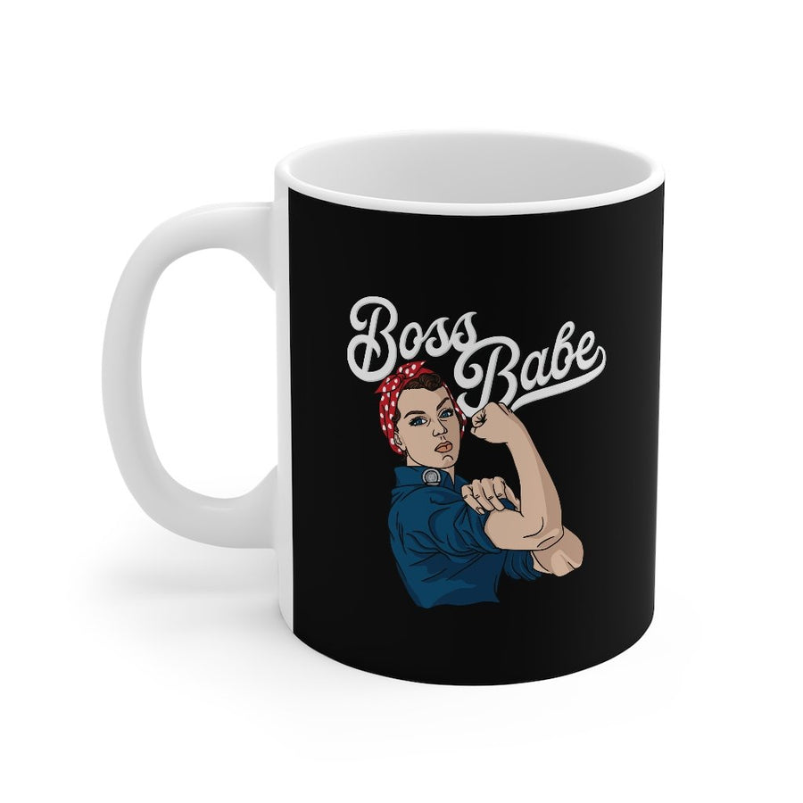Boss Babe Coffee Mug | Funny Shirt from Famous In Real Life