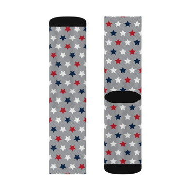 USA Stars Adult Crew Socks | Funny Shirt from Famous In Real Life