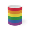 Rainbow Pride Coffee Mug 11oz | Funny Shirt from Famous In Real Life