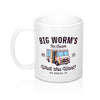 Big Worm's Ice Cream Coffee Mug 11oz | Funny Shirt from Famous In Real Life