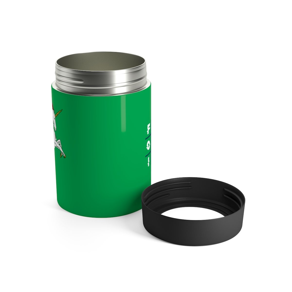 Leprechaun Unicorn Jockey Can Cooler | Funny Shirt from Famous In Real Life