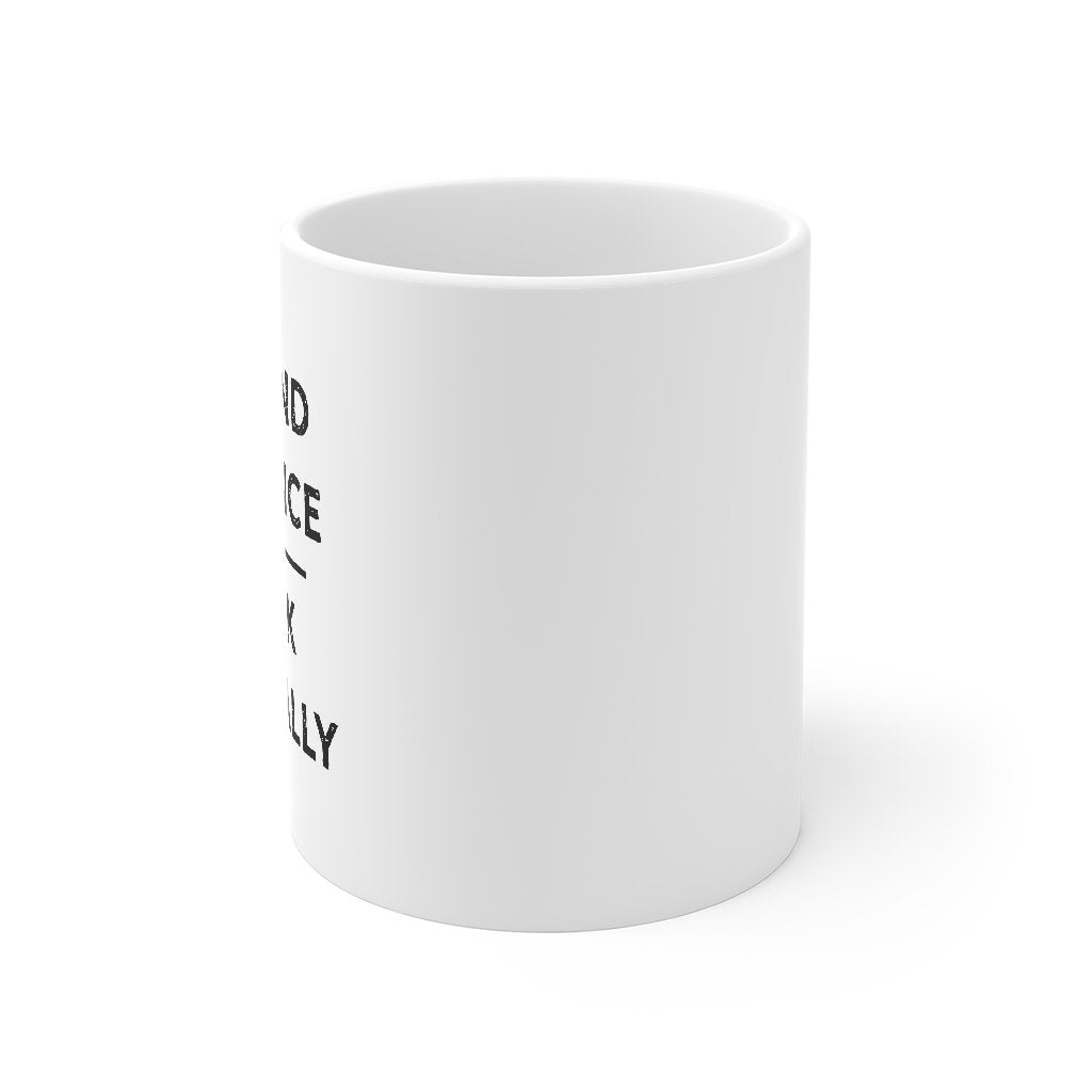 Demand Evidence and Think Critically Coffee Mug | Funny Shirt from Famous In Real Life