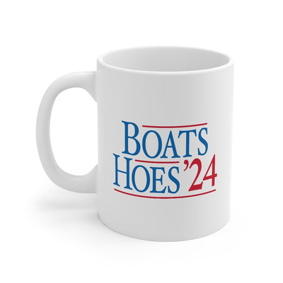 Boats and Hoes 2024 Coffee Mug 11oz | Funny Shirt from Famous In Real Life