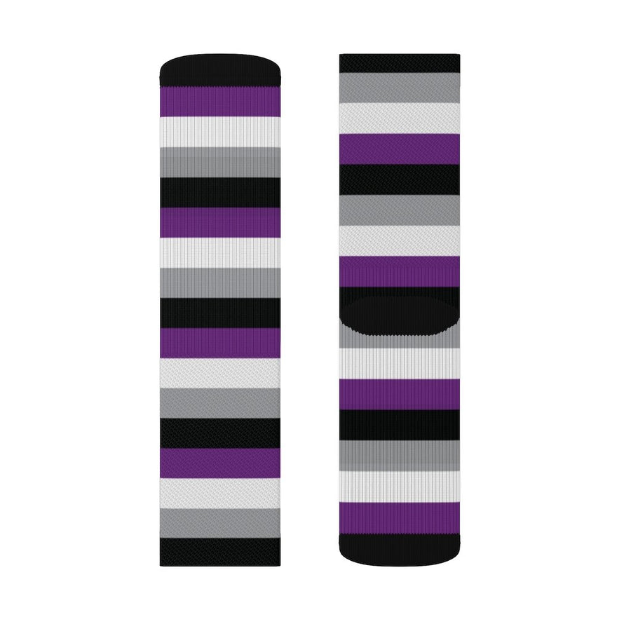 Ace Stripes Adult Crew Socks | Funny Shirt from Famous In Real Life