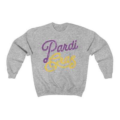 Pardi Gras Ugly Sweater Sport Grey | Funny Shirt from Famous In Real Life