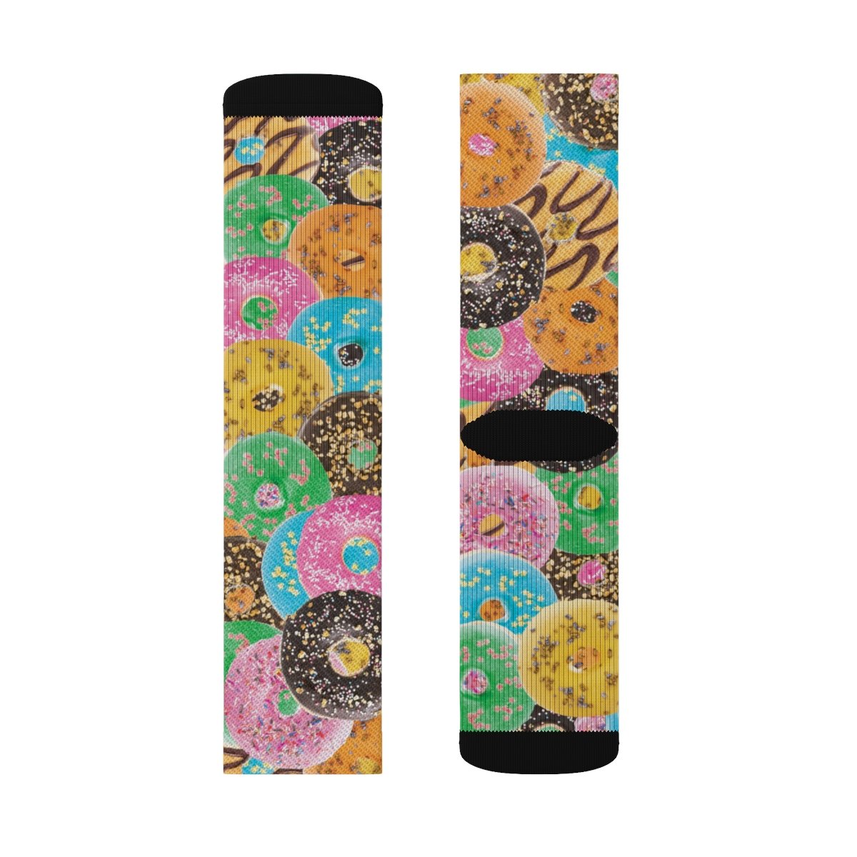 Donuts Adult Crew Socks | Funny Shirt from Famous In Real Life