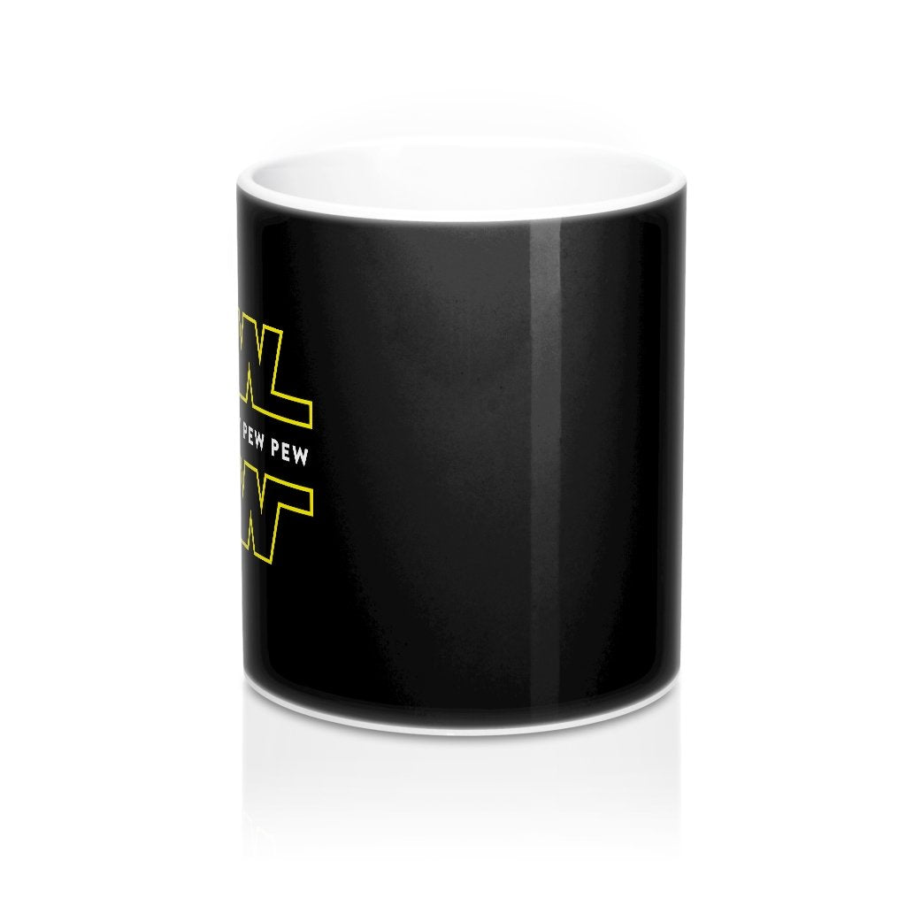 Pew Pew Coffee Mug | Funny Shirt from Famous In Real Life