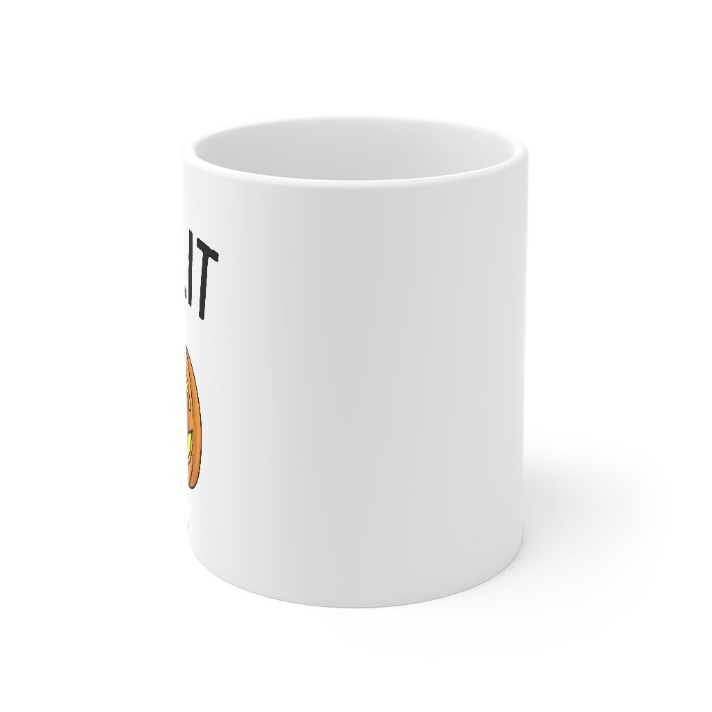 It's Lit Jack-O-Lantern Coffee Mug | Funny Shirt from Famous In Real Life