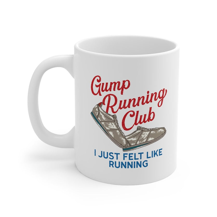 Gump Running Club Coffee Mug | Funny Shirt from Famous In Real Life