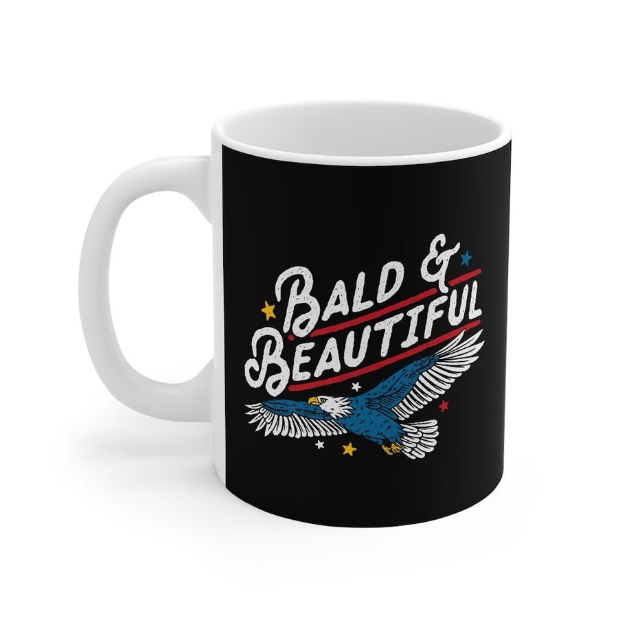 Bald & Beautiful Coffee Mug | Funny Shirt from Famous In Real Life