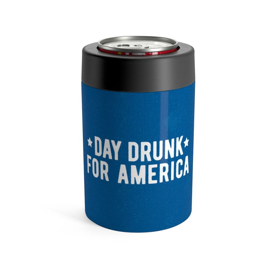 Day Drunk For America Can Cooler | Funny Shirt from Famous In Real Life