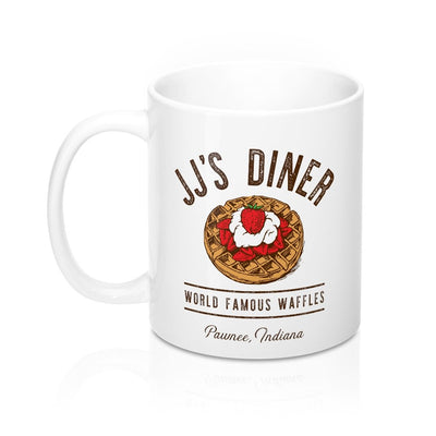 JJ's Diner Coffee Mug 11oz | Funny Shirt from Famous In Real Life
