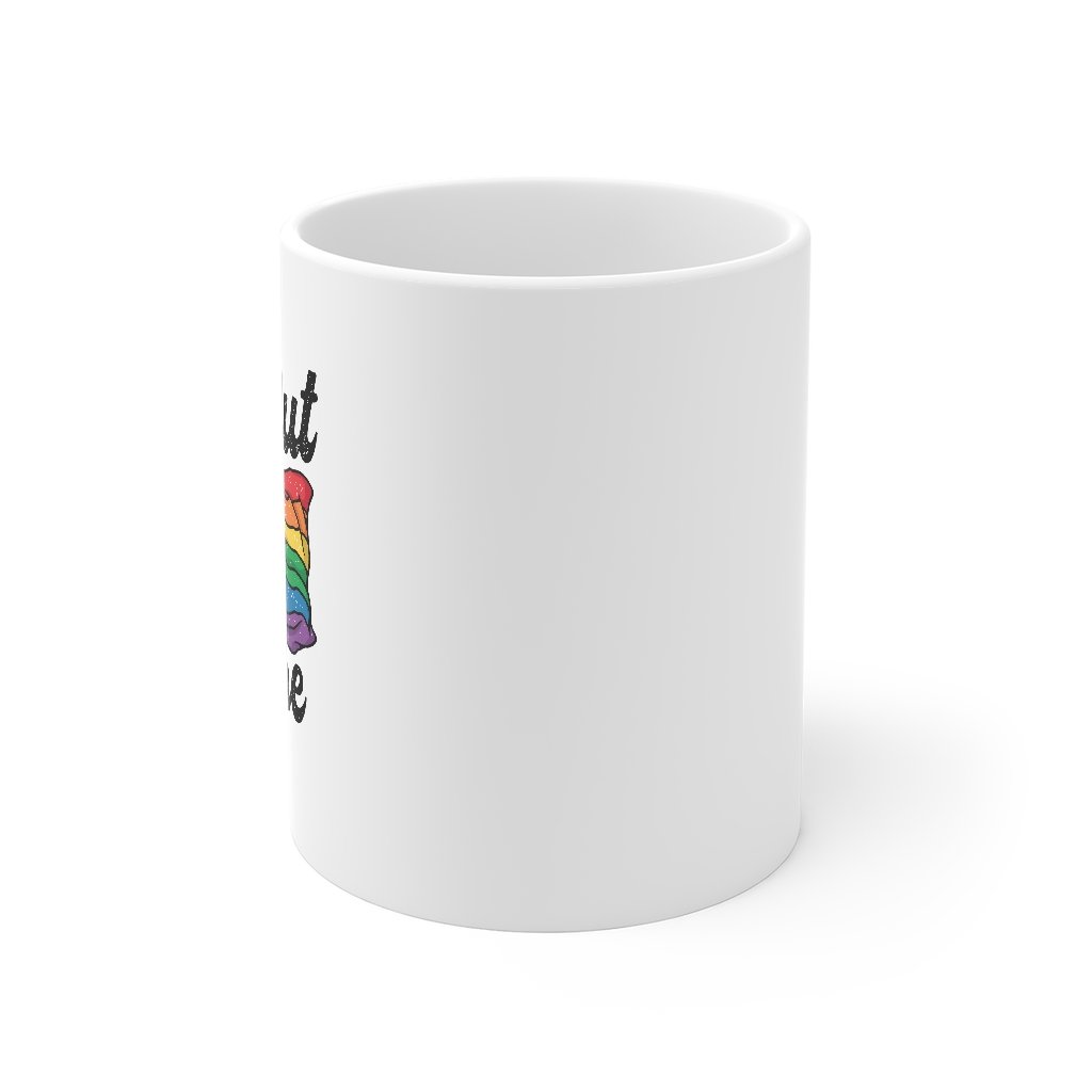 We Out Here Coffee Mug | Funny Shirt from Famous In Real Life