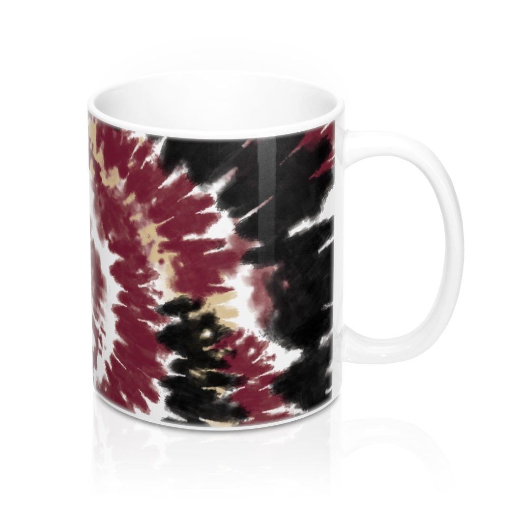 Garnet & Gold Tie Dye Coffee Mug | Funny Shirt from Famous In Real Life