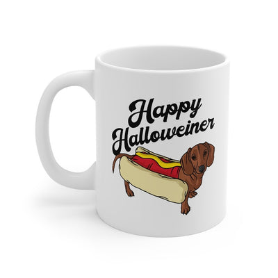 Happy Hallowiener Coffee Mug 11oz | Funny Shirt from Famous In Real Life