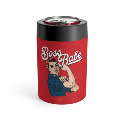 Boss Babe Can Cooler 12oz | Funny Shirt from Famous In Real Life