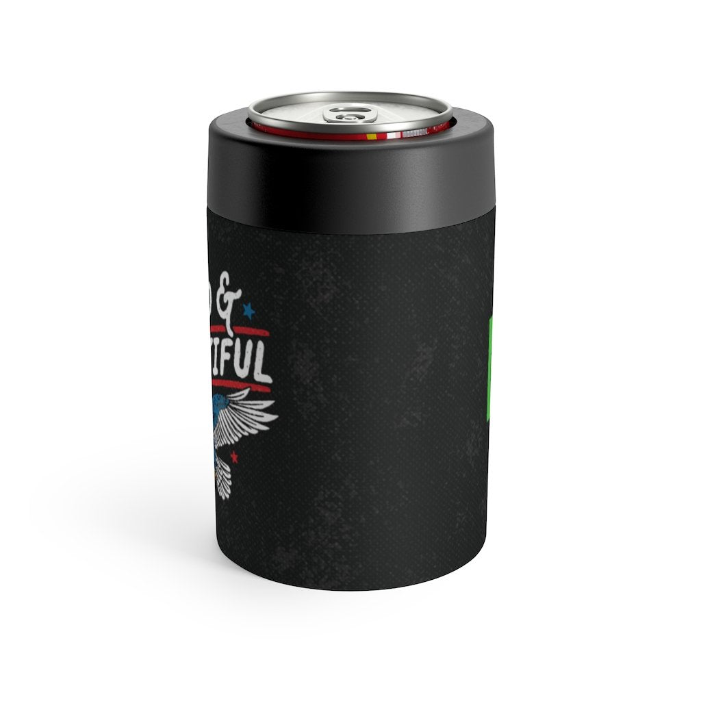 Bald Is Beautiful Can Cooler | Funny Shirt from Famous In Real Life