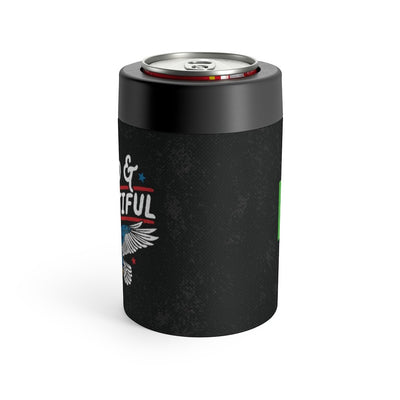 Bald Is Beautiful Can Cooler 12oz | Funny Shirt from Famous In Real Life