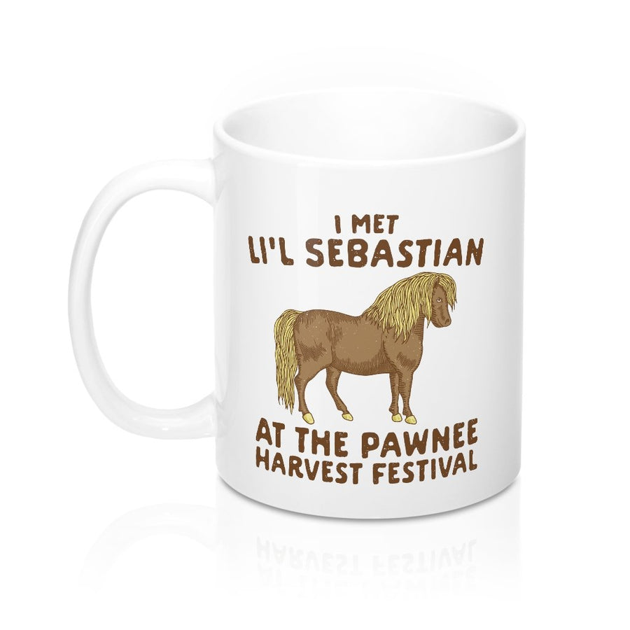 I Met Li'l Sebastian Coffee Mug 11oz | Funny Shirt from Famous In Real Life