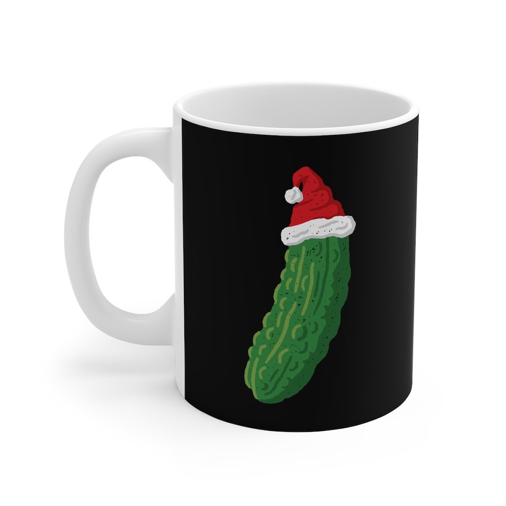 Christmas Pickle Coffee Mug | Funny Shirt from Famous In Real Life