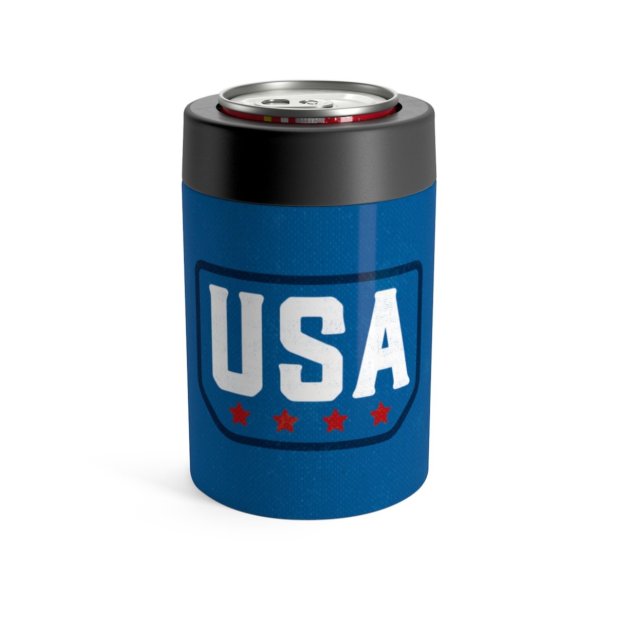 USA Badge Can Cooler | Funny Shirt from Famous In Real Life