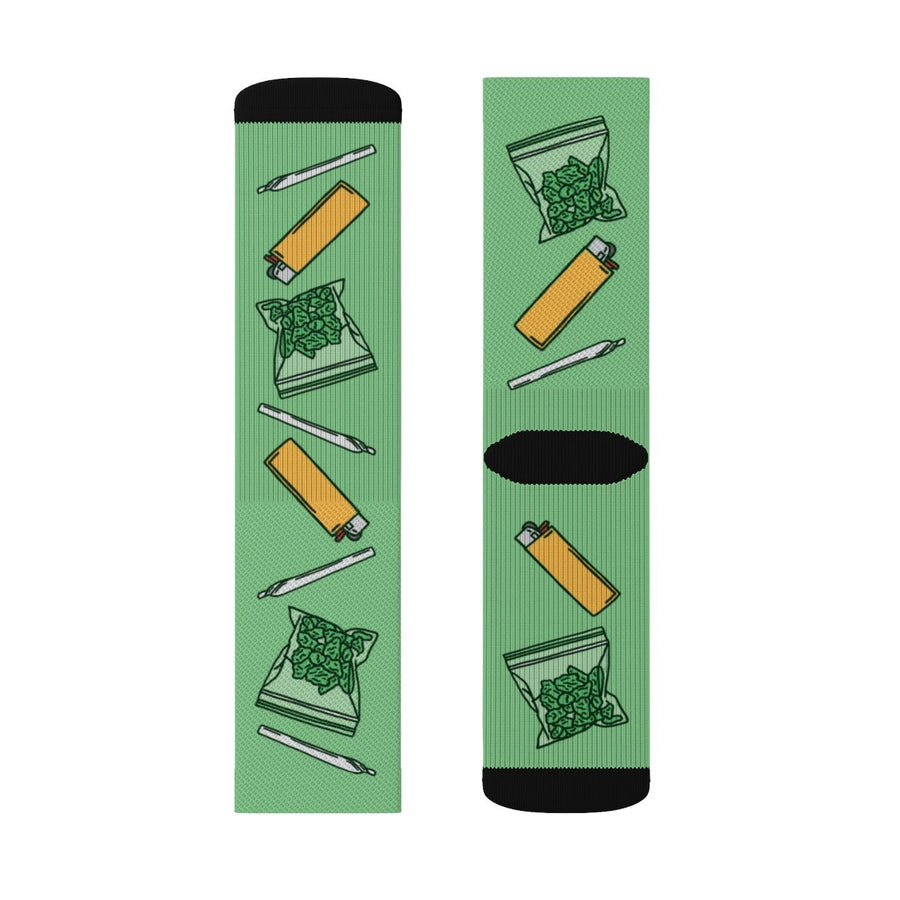 Sticky Icky Adult Crew Socks M | Funny Shirt from Famous In Real Life