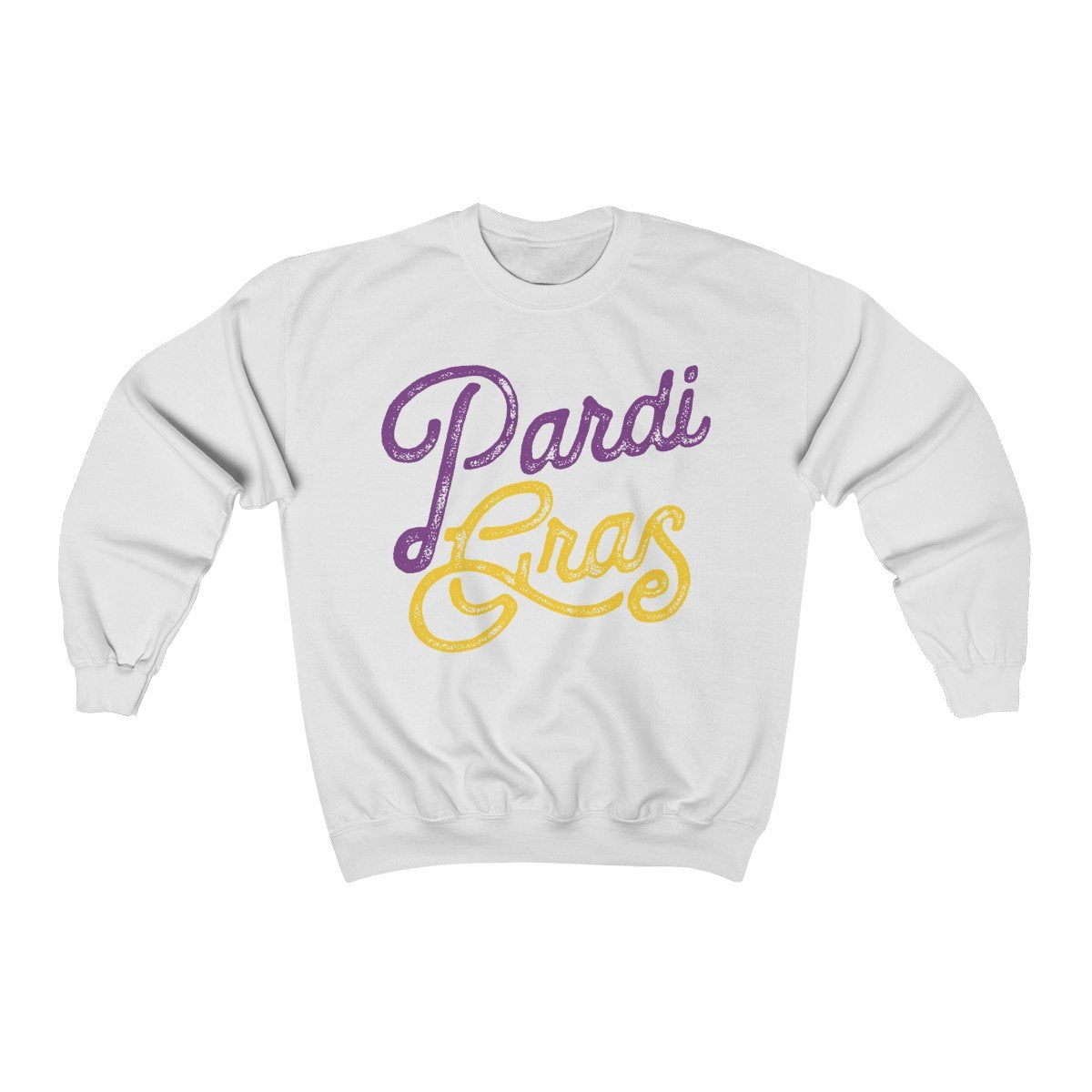 Pardi Gras Ugly Sweater White | Funny Shirt from Famous In Real Life