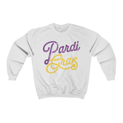 Pardi Gras Ugly Sweater White | Funny Shirt from Famous In Real Life