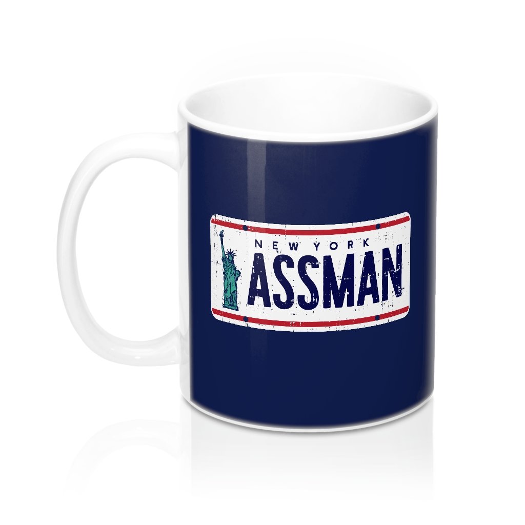 Assman Coffee Mug | Funny Shirt from Famous In Real Life