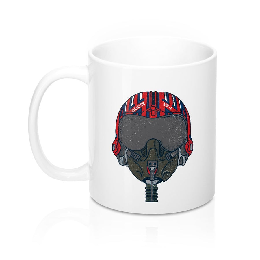Goose Helmet Coffee Mug | Funny Shirt from Famous In Real Life
