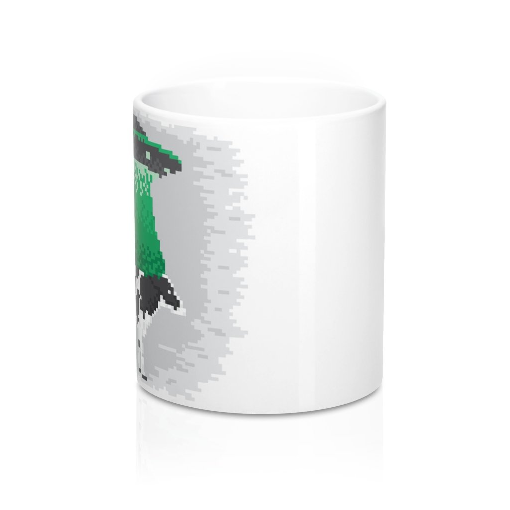 Aliens & UFO's 8-bit Coffee Mug | Funny Shirt from Famous In Real Life