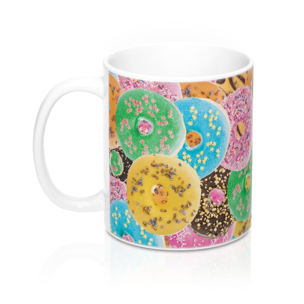 Donuts Coffee Mug 11oz | Funny Shirt from Famous In Real Life