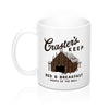 Craster's Keep Bed and Breakfast Coffee Mug 11oz | Funny Shirt from Famous In Real Life