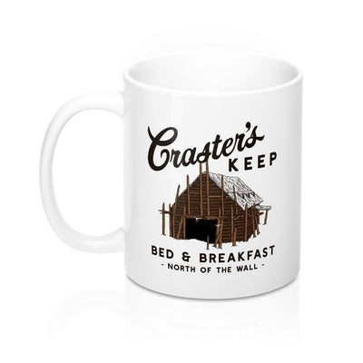 Craster's Keep Bed and Breakfast Coffee Mug 11oz | Funny Shirt from Famous In Real Life